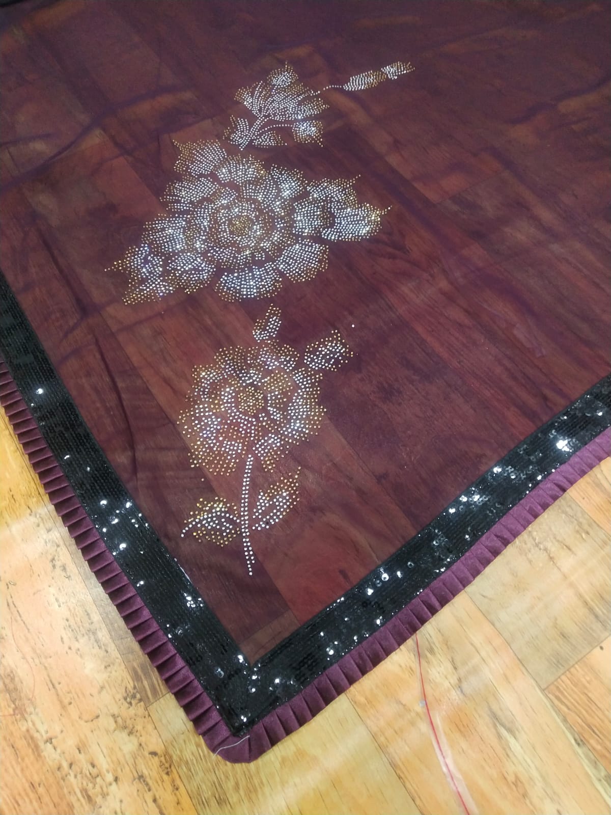Madhuri Dixit Designer Georgette Party Wear Sarees